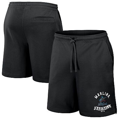 Men's Darius Rucker Collection by Fanatics Black Miami Marlins Team Color Shorts