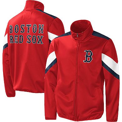 Men's G-III Sports by Carl Banks Red Boston Red Sox Earned Run Full-Zip Jacket