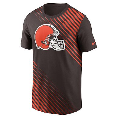 Men's Nike Brown Cleveland Browns Yard Line Fashion Asbury T-Shirt