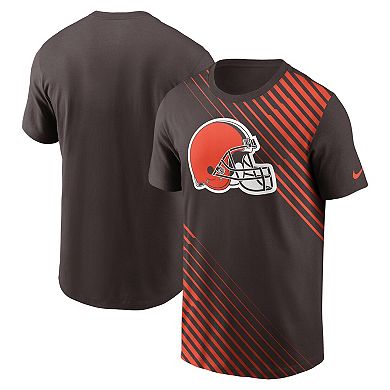 Men's Nike Brown Cleveland Browns Yard Line Fashion Asbury T-Shirt