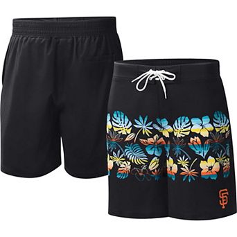 Men's G-III Sports by Carl Banks Black San Francisco Giants Breeze Volley Swim Shorts