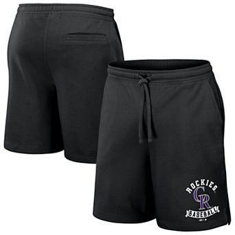 Men's Darius Rucker Collection by Fanatics Black Colorado Rockies Team Color Shorts