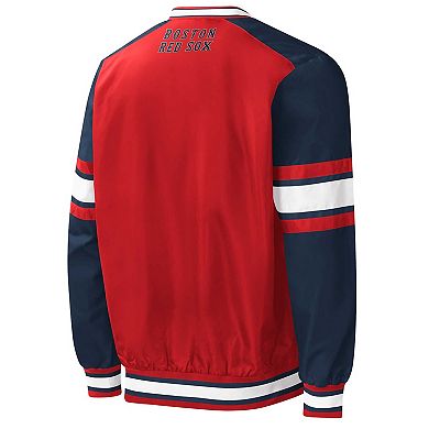 Men's Starter Red Boston Red Sox Yardline Pullover Windbreaker