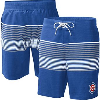 Men's G-III Sports by Carl Banks Royal Chicago Cubs Coastline Volley Swim Shorts