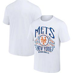 Men's New York Mets Francisco Lindor Fanatics Branded Black Big & Tall Logo  T-Shirt