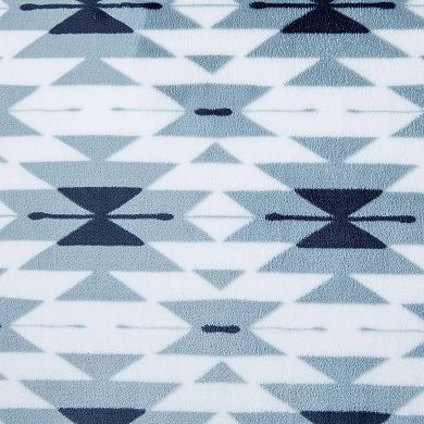 Wrangler Ikat Pattern Plush Throw Blanket