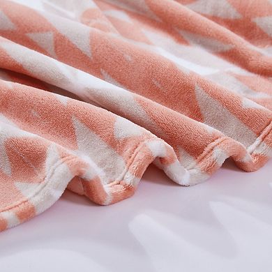 Wrangler Ikat Pattern Plush Throw Blanket