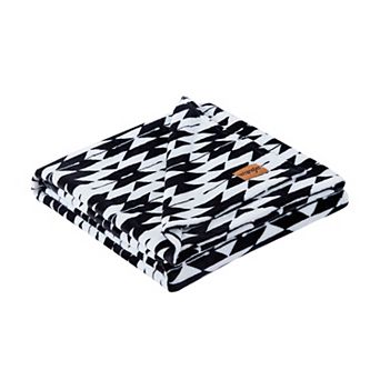 Wrangler Ikat Pattern Plush Throw Blanket