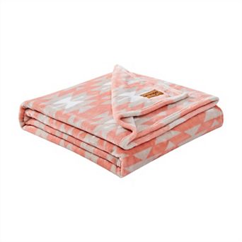 Wrangler Ikat Pattern Plush Throw Blanket
