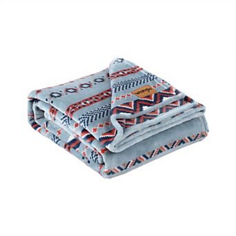 Wrangler Diamond Trail Plush Throw Blanket