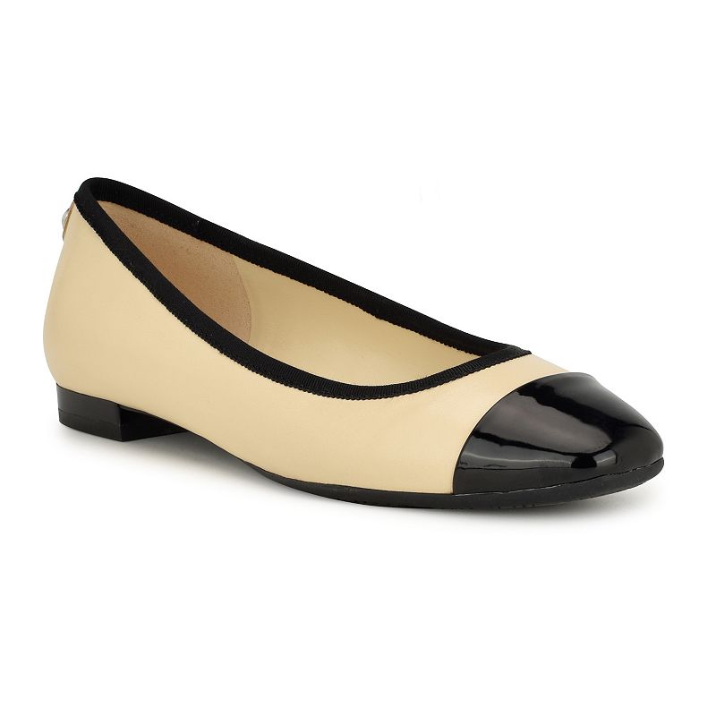 Nine West Ollin Women's 9X9 Slip-On Flats, Size: 10, Light Natural Leather