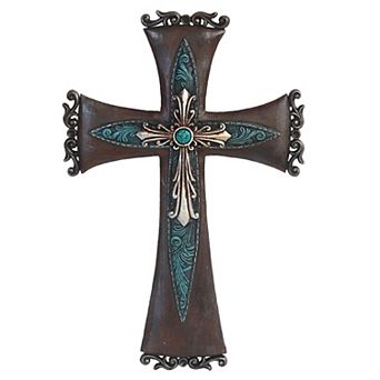 FC Design 15.75"H Decorative Wall Cross Religious Statue Home Decoration Figurine