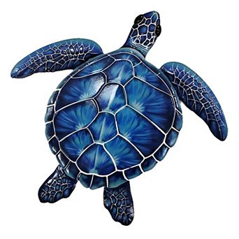 FC Design 16.5"W Blue Sea Turtle Wall Plaque Home Décor Figurine