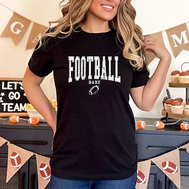 Simply Sage Market Varsity Football Babe Short Sleeve Tee