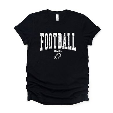 Simply Sage Market Varsity Football Babe Short Sleeve Tee
