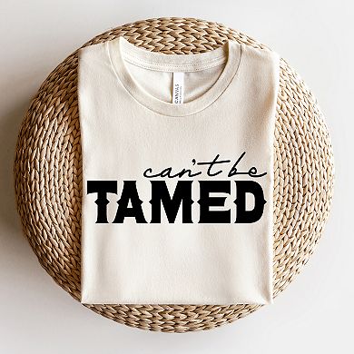 Can't Be Tamed Short Sleeve Graphic Tee