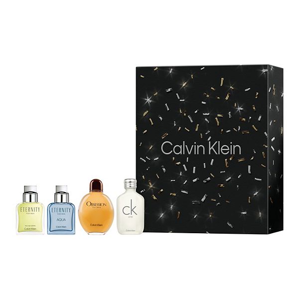 Calvin Klein Coffret cadeau de parfums, format voyage, 4 produits