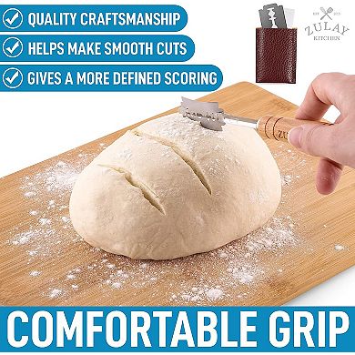 Zulay Kitchen Bread Lame Dough Scoring Tool