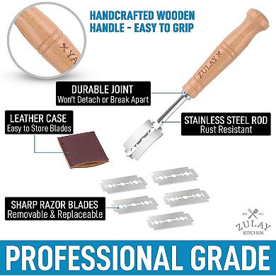 Zulay Kitchen Bread Lame Dough Scoring Tool