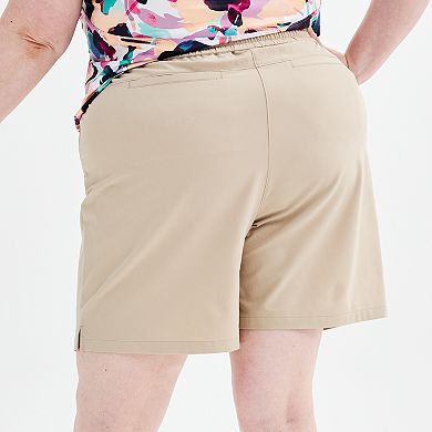 Plus Size Tek Gear® Pleated Golf Shorts