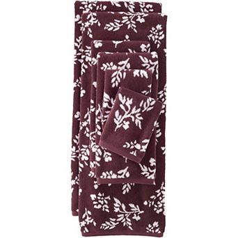 Lands' End Jacquard 6 pc Bath Towel Set