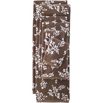 Lands' End Jacquard 6 pc Bath Towel Set