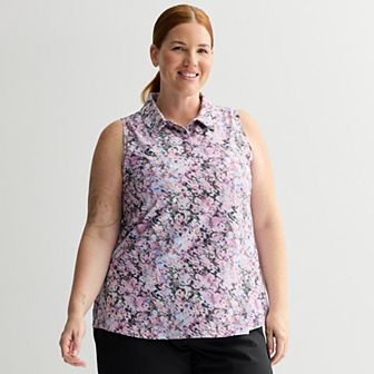Plus Size Tek Gear® Curved Hem Golf Tank Top