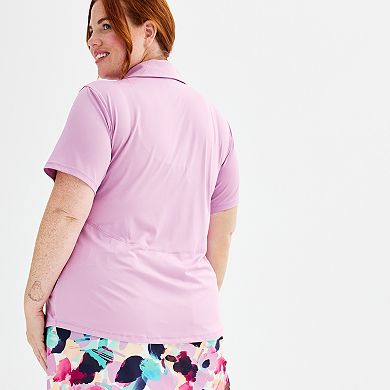 Plus Size Tek Gear® Curved Hem Golf Polo