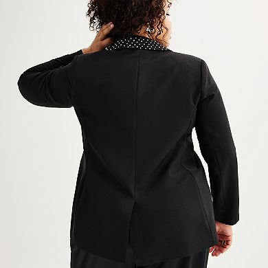 Plus Size INTEMPO Boyfriend Blazer Jacket