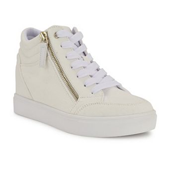 Nine West Tons Women's High Top Wedge Sneakers