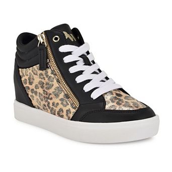 Nine West Tons Women's High Top Wedge Sneakers