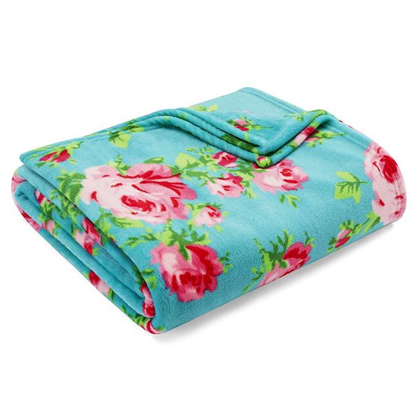 Betsey Johnson Bouquet Day Throw Blanket