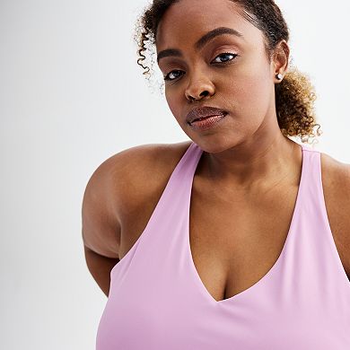 Plus Size Tek Gear® Built-In Bra Racerback Tank Top