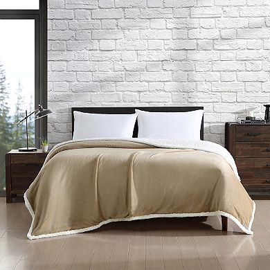 Eddie Bauer Solid Ultra Soft Plush Blanket