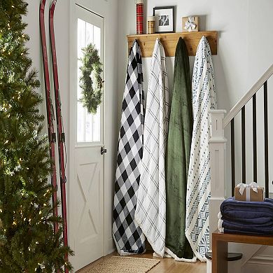 Eddie Bauer Solid Ultra Soft Plush Blanket