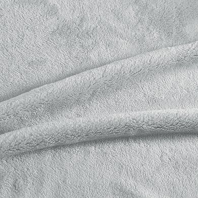 Eddie Bauer Solid Ivory Soft Plush Blanket