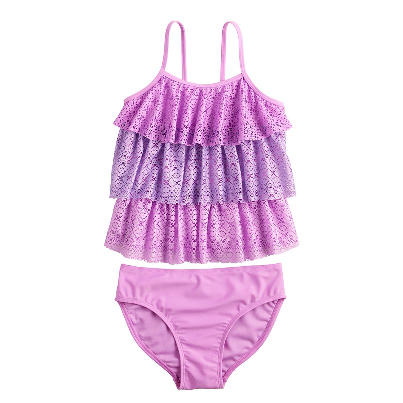 Breaking Waves 2-Piece Tankini & Bottom Swim Set