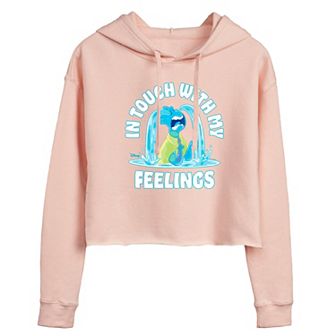 Disney / Pixar’s Elemental My Feelings Juniors' Cropped Graphic Hoodie