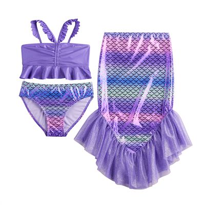 Mermaid 3 piece swim set hotsell
