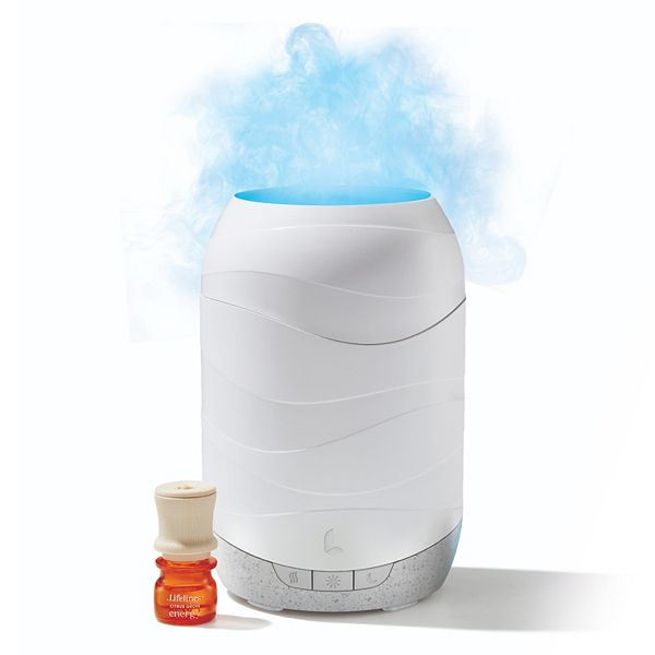 200ml Waves Ultrasonic Diffuser: Lifelines Aromatherapy with Mesmerizing Light Display