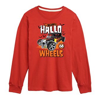 Boys 8-20 Hot Wheels Hallo Wheels Long Sleeve Graphic Tee