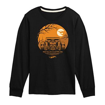 Boys 8-20 Hot Wheels Haunted Road Long Sleeve Graphic Tee