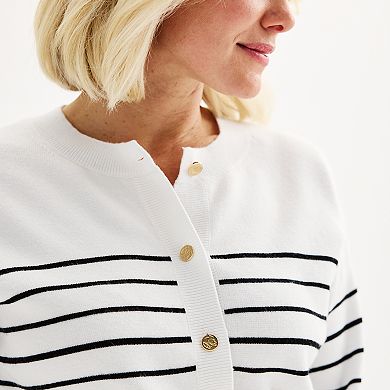 Heathered Pocketed Button Up Cardigan main image 0