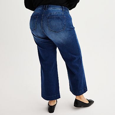 Plus Size Draper James Wide Leg Jeans