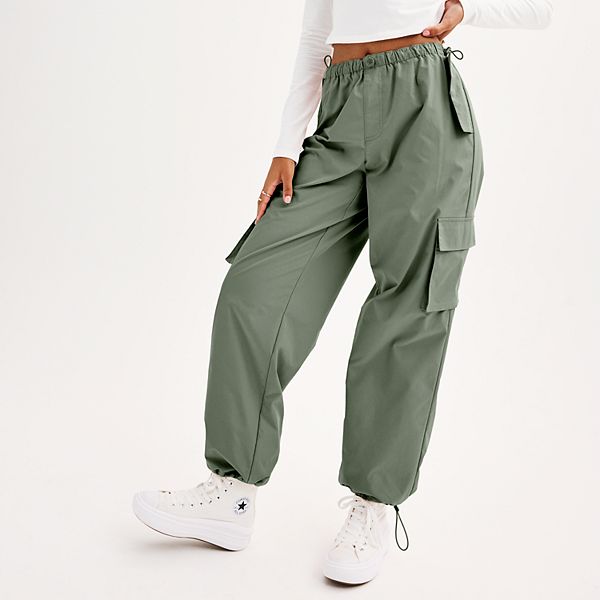 Juniors' Zoe By Zoe+Phoebe Parachute Pants