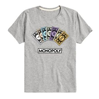 Boys 8-20 Monopoly Money Stack Graphic Tee