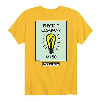 Boys 8-20 Monopoly Electric Company Graphic Tee