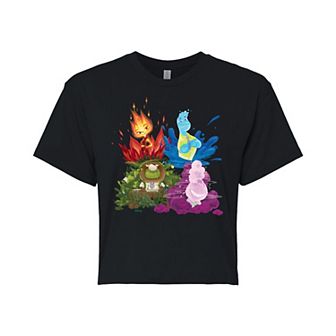 Disney / Pixar’s Elemental Group Juniors' Cropped Graphic Tee