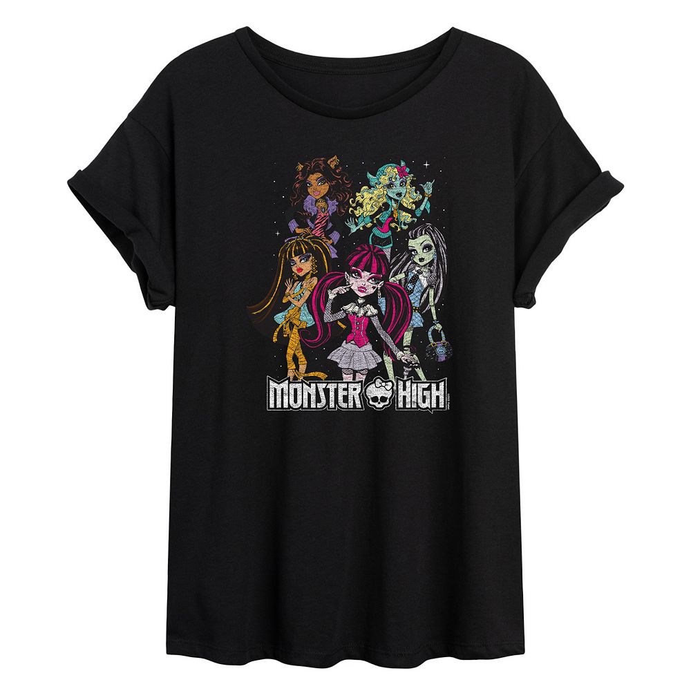 Juniors' Monster High Class Of 2010 Oversized Graphic Tee