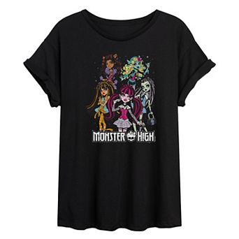 Juniors' Monster High Class Of 2010 Oversized Graphic Tee